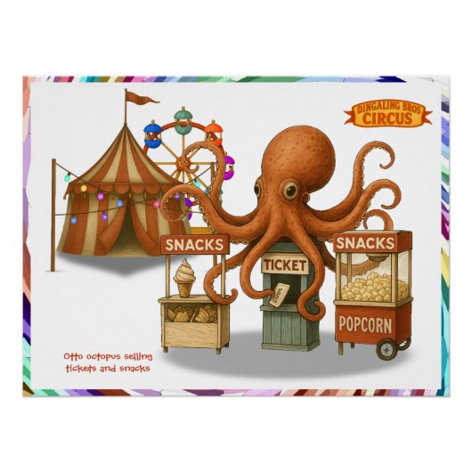 Poster La cabane de snacks du cirque d'Otto (Devant)