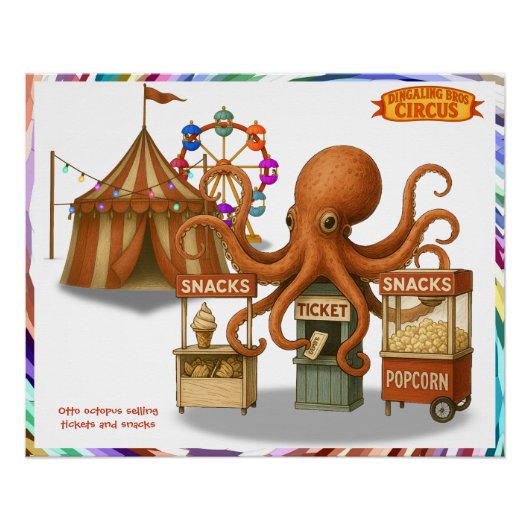 Poster La cabane de snacks du cirque d'Otto (Devant)