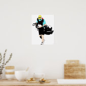 Poster La Caddie - Art de Golf original (Cuisine)