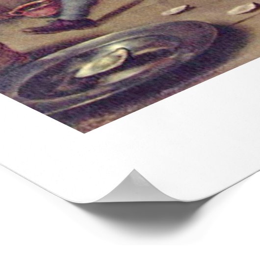 Poster La Cage De Perroquets Par Jan Steen (Coin)