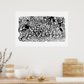 Poster La Calavera Revuelta par José Guadalupe Posada (Cuisine)