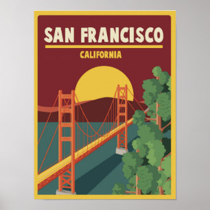 Poster La Californie San Francisco