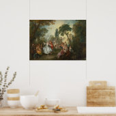 Poster La Camargo Dancing - Nicolas Lancret Fine Art (Cuisine)