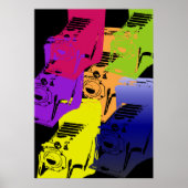 Poster la caméra - sombre (Devant)