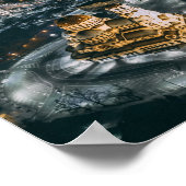 Poster La capitale bulgare Sofia Alexandre Nevsky Cathédr (Coin)