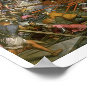 Poster La capture de Constantinople en 1204 (huile sur ca (Coin)