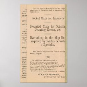 Poster La carte de conduite et de roulage de Colton des É