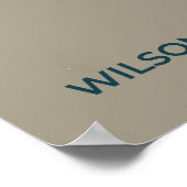 Poster La carte de migration de la Paruline Wilson - Mini (Coin)