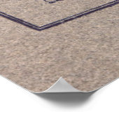 Poster La carte de Peter Pan des jardins de Kensington (Coin)