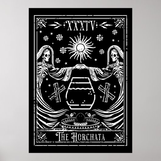 Poster La carte de tarot Horchata (Devant)