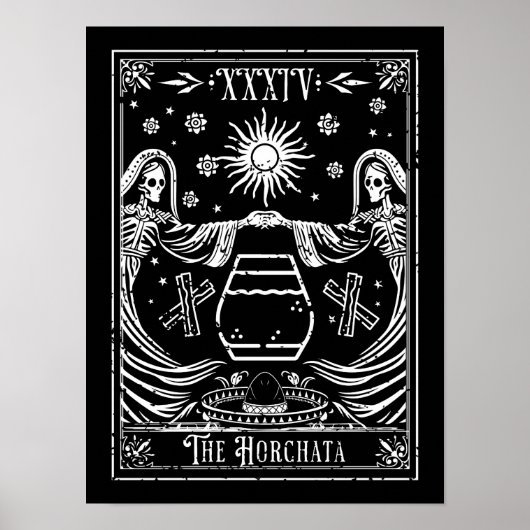 Poster La carte de tarot Horchata (Devant)