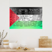 Poster La carte du génocide (Cuisine)