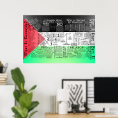 Poster La carte du génocide (Bureau à domicile)