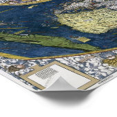 Poster La carte du monde de Waldseemüller (Coin)