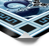 Poster La carte Kraken Tarot (Coin)