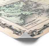 Poster La carte militaire américaine de Johnson (Coin)