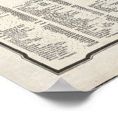 Poster La carte missionnaire du monde (1902) (Coin)