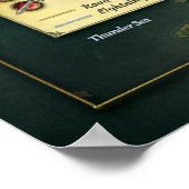 Poster La carte Perilous Khorvaire - Carte Mondiale d'Ebe (Coin)