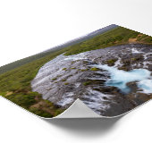 Poster La cascade de Bruararfoss en Islande (Coin)