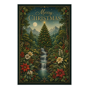 Poster La Cascade de la Magie de Noël