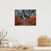 Poster La cascade d'El Chorrillo | Patagonie, Argentine (Cuisine)