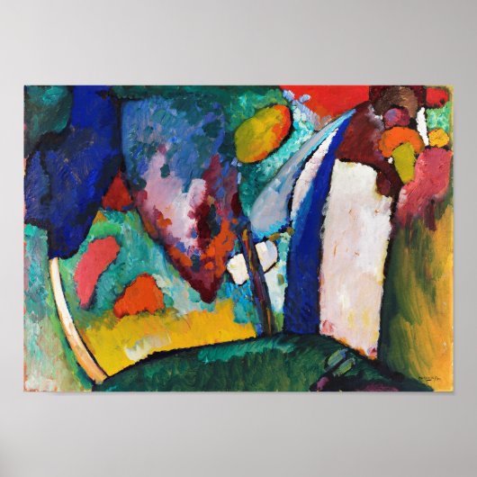 Poster La Cascade, Wassily Kandinsky (Devant)