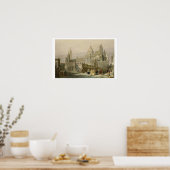 Poster La cathédrale de Palerme, Sicile, gravée par John (Cuisine)