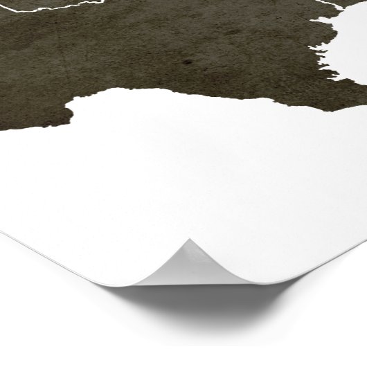 Poster La Ceinture Biblique En Dieu Nous Croyons À L'Affi (Coin)