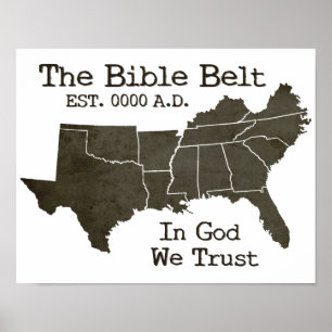 Poster La ceinture de bible dans Dieu nous faisons