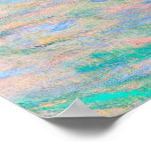 Poster La célèbre peinture de Gustav Klimt's Attersee. (Coin)