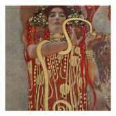 Poster La célèbre peinture Hygieia de Gustav Klimt. (Devant)
