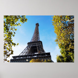 Poster La célèbre Tour Eiffel à Paris, France