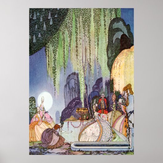 Poster La Cendrillon de Kay Nielsen au bal (Devant)