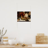 Poster La Cène à Emmaüs, 1601 (Cuisine)