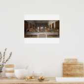 Poster La Cène de Léonard de Vinci (Cuisine)