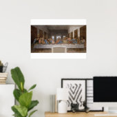 Poster La Cène de Léonard de Vinci (Bureau à domicile)