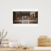 Poster La Cène de Léonard de Vinci (Cuisine)