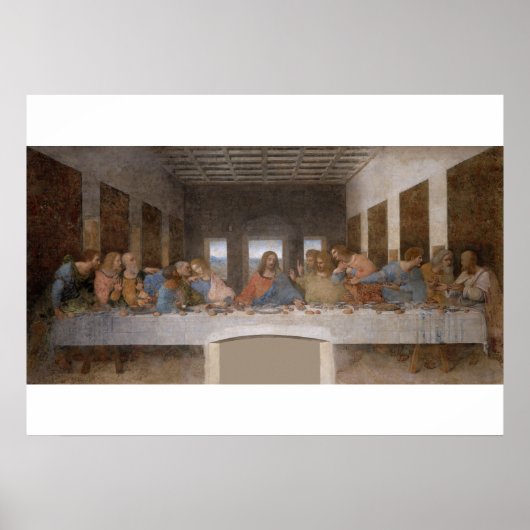 Poster La Cène de Léonard de Vinci (Devant)