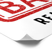 Poster La censure des livres interdits, je suis avec l'in (Coin)