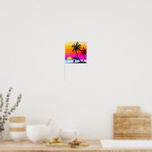 Poster La chaleur du Sunset Beach sur (Cuisine)