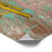 Poster La chambre (1889) par Vincent Van Gogh (Coin)