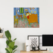 Poster La chambre à coucher de Van Gogh (Bureau à domicile)