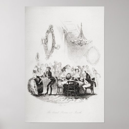 Poster La chambre carte à Bath (Devant)