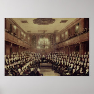 Poster La Chambre des communes en session