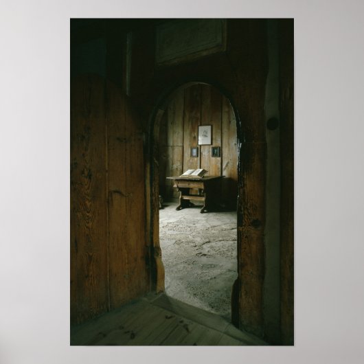 Poster La chambre Luther dans le château de Wartburg (Devant)