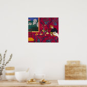 Poster La chambre rouge de Matisse (Cuisine)
