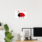 Poster La chance est une dame...Ladybug (Bureau à domicile)