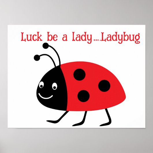 Poster La chance est une dame...Ladybug (Devant)