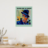 Poster La chance nostalgique soit une dame (Cuisine)