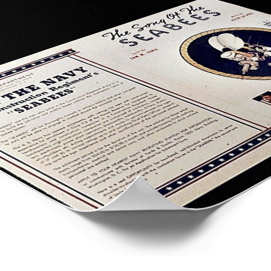 Poster La Chanson Des Baies De Mer (Coin)